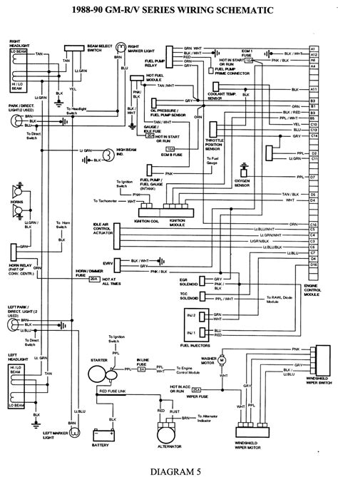 1990 chevy suburban wiring diagram 